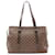 Bolso Tote Chelsea de Louis Vuitton Castaño Damier ebene Cuero Lienzo  ref.1535992