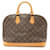 Louis Vuitton Alma PM Monogram Handbag Brown Patent leather  ref.1536017