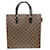 Sac à main Venice de Louis Vuitton Toile Plastique Marron Damier ebène  ref.1536032