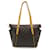 Bolsa Tote Totally PM Louis Vuitton Marrom Couro envernizado Lona Plástico  ref.1536048