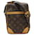 Bolsa de Ombro Danube Louis Vuitton Marrom Couro envernizado Lona Plástico  ref.1536067