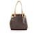 Bolsa Tote Monograma Batignolles Vertical da Louis Vuitton Marrom Couro Lona  ref.1536163