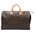 Louis Vuitton Speedy 40 Handbag Brown Cloth  ref.1536166