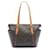 Sac Tote Totally PM Louis Vuitton Cuir vernis Marron Monogramme  ref.1536256