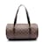 Louis Vuitton Papillon 30 Damier Ebene Handbag Brown Leather Cloth Plastic  ref.1536269