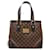 Louis Vuitton Hampstead PM Bag Brown Cloth Plastic  ref.1536324