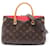 Louis Vuitton Pallas BB Handbag Brown Red Monogram Leather Cloth  ref.1536409