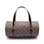 Louis Vuitton Papillon 26 Damier Ebene Handtasche Braun Leder Leinwand  ref.1536437