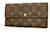 Langer Geldbeutel Louis Vuitton Monogram Porto Monnaie Kredit Braun  ref.1536469