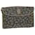 Bolso Clutch SAINT LAURENT de cuero PVC marrón Auth ti1826 Castaño  ref.1536706