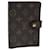 LOUIS VUITTON Monogram Agenda PM Day Planner Cover R20005 LV Auth yk13522 Cloth  ref.1536731