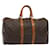 LOUIS VUITTON Monogram Keepall 45 Bolsa Boston M41428 LV Auth 81744 Monograma Lona  ref.1536746