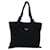 PRADA Bolsa Tote de Nylon Negra Auth 83316 Negro  ref.1536785