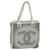 CHANEL Sac Tote Toile Blanc CC Auth bs15848  ref.1536819