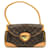 Bolsa de Ombro Beverly MM Louis Vuitton Marrom Monograma Couro envernizado  ref.1536965