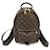 Mochila Palm Springs PM da Louis Vuitton Marrom Monograma Couro envernizado  ref.1536967