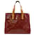 Sac à main Reed PM Louis Vuitton Cuir vernis Rouge Bordeaux  ref.1536971