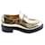 Prada Mocassins de couro Dourado  ref.1537090