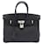 Hermès Birkin 25 Negro Cuero  ref.1537396