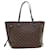 LOUIS VUITTON Neverfull MM Tote Brown Cloth  ref.1537428