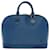 Bolsa Alma LOUIS VUITTON Azul Couro  ref.1537438