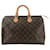 Bolso Speedy 35 LOUIS VUITTON Castaño Lienzo  ref.1537542