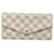 Portefeuille Sarah LOUIS VUITTON Toile Blanc  ref.1537558