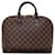 Bolsa Alma LOUIS VUITTON Marrom Lona  ref.1537586