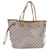 LOUIS VUITTON Neverfull MM Tote White Cloth  ref.1537639