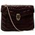 Borsa a mano Bulgari Serpenti Forever in pelle viola Porpora