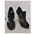 Décolleté Prada in pelle nera con punta aperta Nero - vista 2
