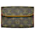 Pochette florentina Louis Vuitton Marrone Placcato in oro  ref.1537732