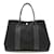 Hermès Hermes Garden PM Tote Bag Black Leather Cloth  ref.1537787