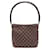 Bolsa de Ombro Louis Vuitton Looping MM Damier Ebene Marrom Couro Lona  ref.1537818