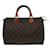 Louis Vuitton Speedy 30 Brown Cloth  ref.1538165