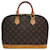 Louis Vuitton Alma Brown Cloth  ref.1538229