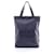 Sac fourre-tout en cuir navy Loewe Bleu Marine  ref.1538316