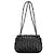 Borsa Longchamp Brioche S Nera in Pelle di Agnello Nero - vista 4