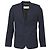 Saint Laurent Single Breasted Blazer in Navy Blue Wool