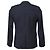 Saint Laurent Single Breasted Blazer in Navy Blue Wool - view 3