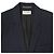 Saint Laurent Single Breasted Blazer in Navy Blue Wool - view 5
