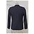 Saint Laurent Single Breasted Blazer in Navy Blue Wool - view 8