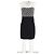 Vestido mini de viscosa negra con top de malla Diane Von Furstenberg Negro - vista 4