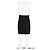 Vestido mini de viscosa negra con top de malla Diane Von Furstenberg Negro - vista 6