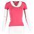 Camiseta de manga corta Burberry Bodycon en algodón rosa Castaño - vista 4