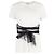 T-shirt avvolta RED Valentino in cotone bianco