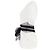 T-shirt avvolta RED Valentino in cotone bianco - vista 2