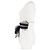 T-shirt avvolta RED Valentino in cotone bianco - vista 5