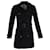 Cappotto Kensington doppiopetto Burberry in lana nera Nero  ref.1538470