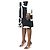 Purificacion Garcia Falda midi negra estampada en A - talla UK 14 Negro
